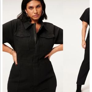 GOOD AMERICAN black jumpsuit